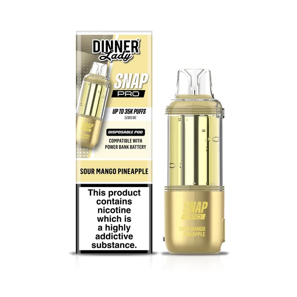 Dinner Lady 35K Snap Pro Disposable Pod 19mL (5/pack) [TX Compliant] - Image 9