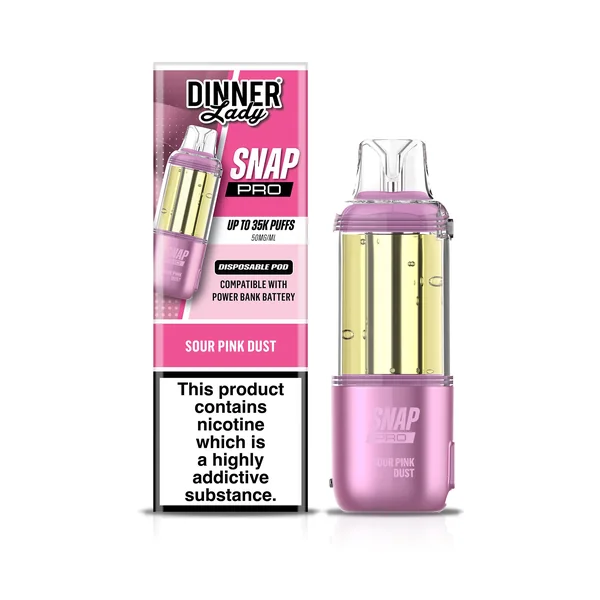 Dinner Lady 35K Snap Pro Disposable Pod 19mL (5/pack) [TX Compliant] - Image 10