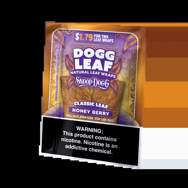 Dogg Leaf Flat Wraps Honey Berry