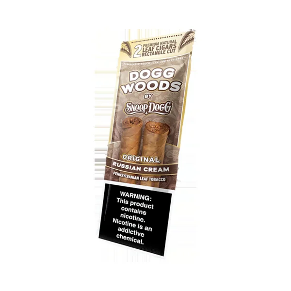 Dogg Woods Natural Leaf Cigars (Russian Cream) - Image 2