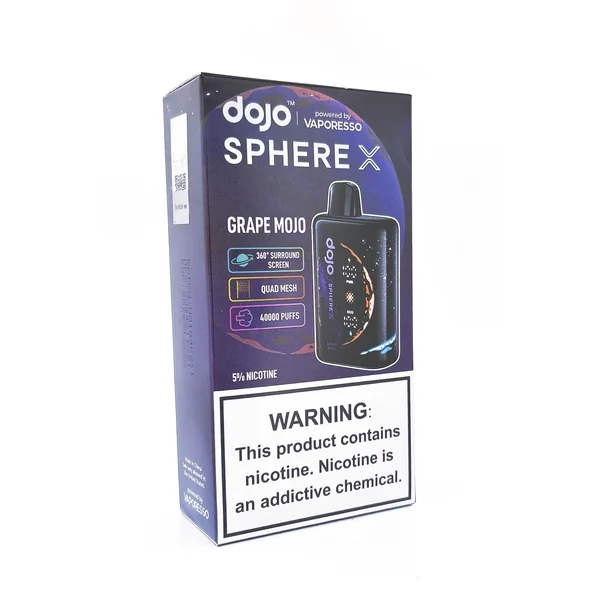DOJO SPHERE X DISPOSABLE / GRAPE MOJO / 50MG / 20ML / 40K PUFFS