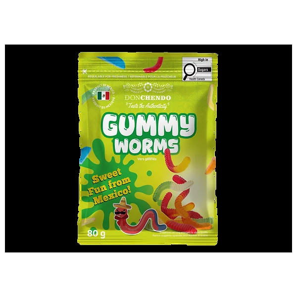 Don Chendo Gummy Worms 100g