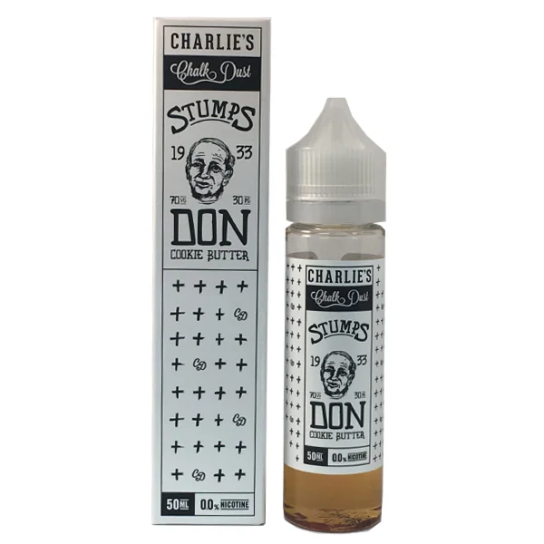 DON Cookie Butter E Liquid 50ml by Charlie’s Chalk Dust Stumps