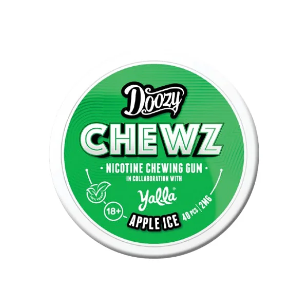 Doozy Chewz Apple Ice Nicotine Chewing Gum