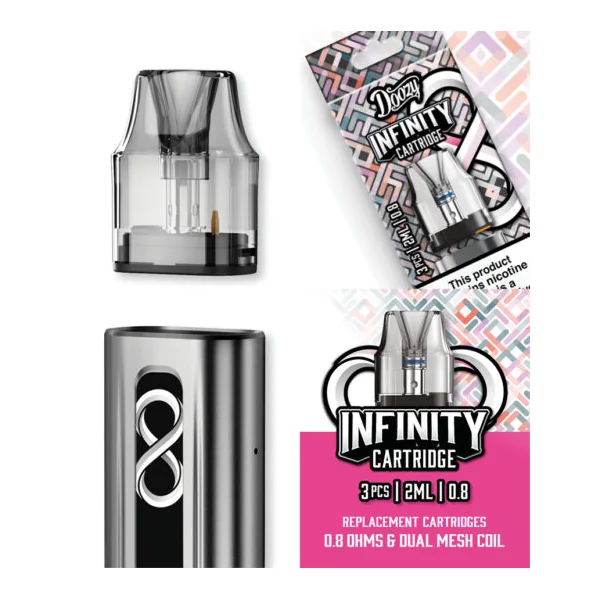 Doozy Infinity Cartridge (3 Pack 0.8 Ohms Pods) - Image 2