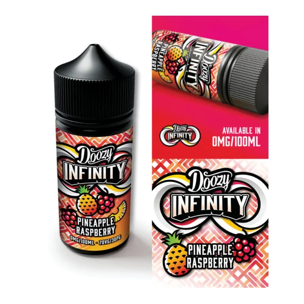 Doozy Infinity Pineapple Raspberry E-Liquid Shortfill 70/30 - Image 2