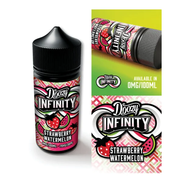 Doozy Infinity Strawberry Watermelon E-Liquid Shortfill 70/30 - Image 2