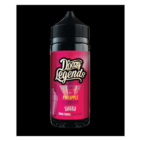 Doozy Legends Pineapple Raspberry Sangria 100ml E-Liquid Shortfill