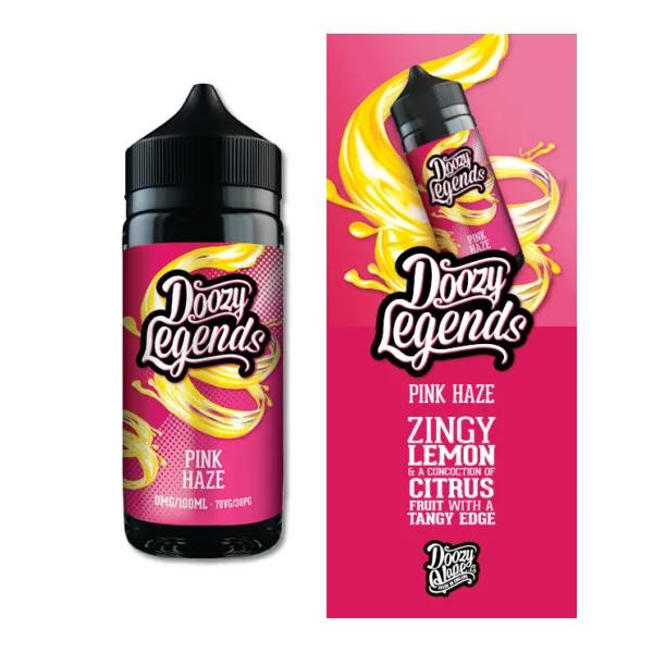 Doozy Legends Pink Haze 100ml E-Liquid Shortfill - Image 2
