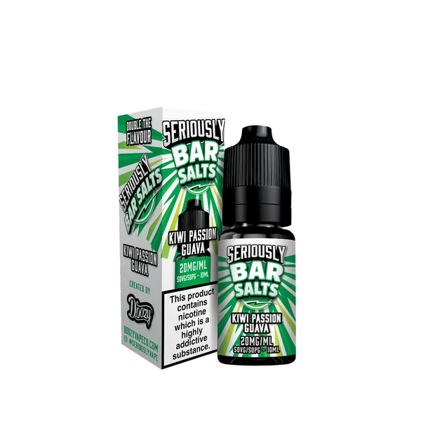 Doozy Seriously Bar Kiwi Passion Guava 10ml Nic Salt