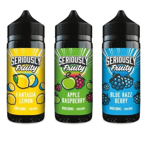 Doozy Seriously Fruity 100ml E-Liquid Shortfill Strawberry Kiwi