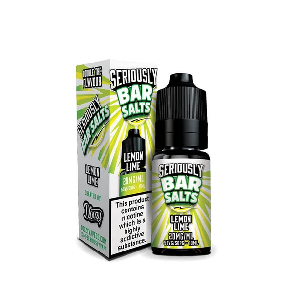 Doozy Vape Co Seriously Bar Salts Lemon Lime 10ml - Image 4