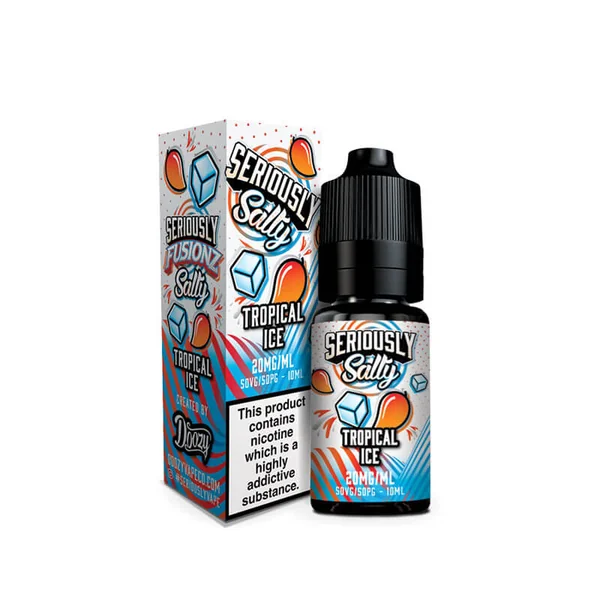 Doozy Vape Co Seriously Fusionz Salty Tropical Ice 10ml Nic Salt E-Liquid - Image 2