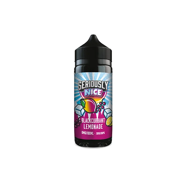 Doozy Vape Co Seriously Nice Cool Blackcurrant Lemonade 100ml Shortfill E-Liquid