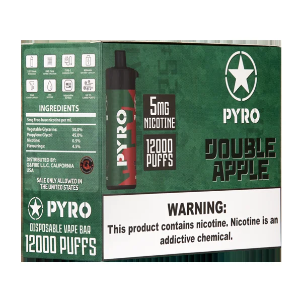 Double Apple PYRO 12000 - Image 2