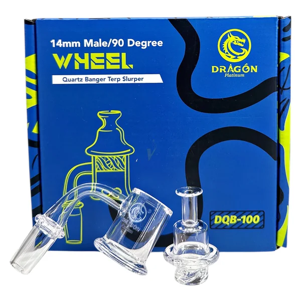 Dragon Platinum Wheel Quartz Banger Terp Slurper - Image 4