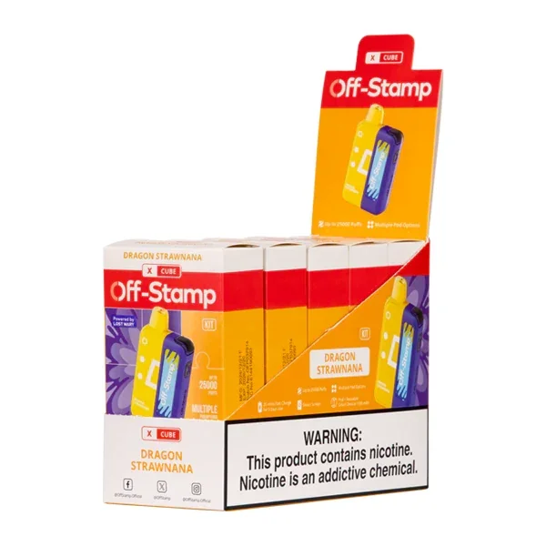 Dragon Strawnana Off Stamp X-Cube Kit - Vaperushusa Online Vape Store - Image 3