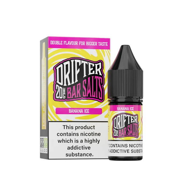 Drifter Bar Salts Banana Ice 10ml Nic Salt E-Liquid - Image 2