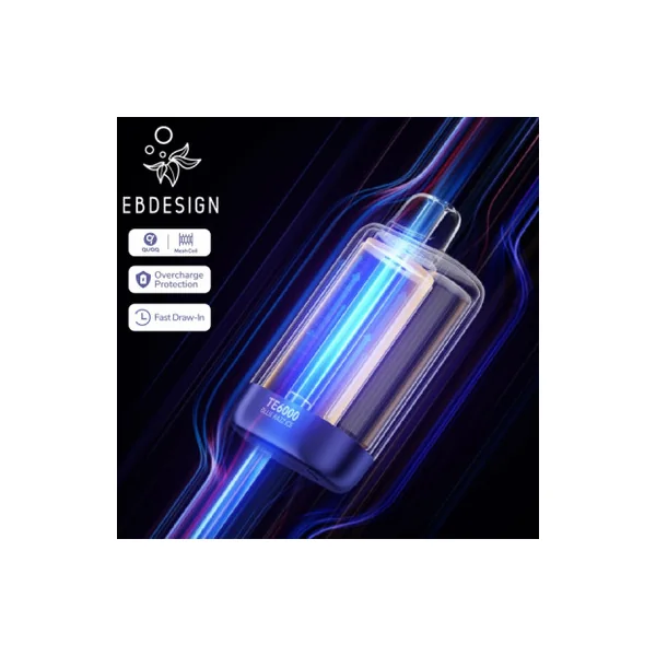 EB Design TE6000 Disposable Vape 6000 Puffs - 5 Pack