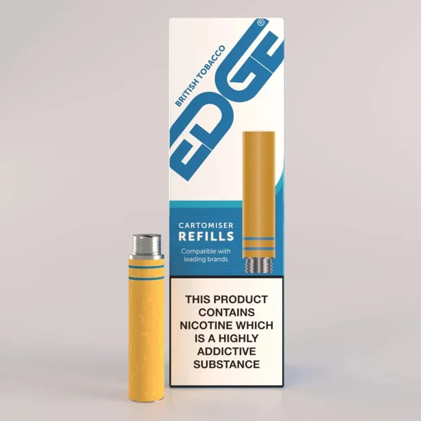 EDGE Cartomisers - British Tobacco - Pack of 3