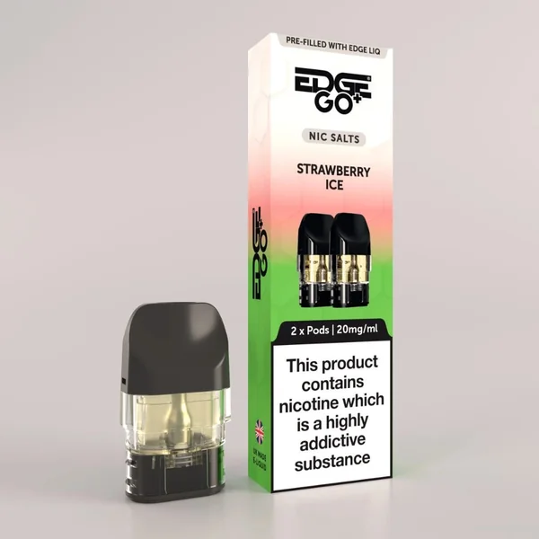 EDGE GO+ Nic Salt Pods - Strawberry Ice - Pack of 2