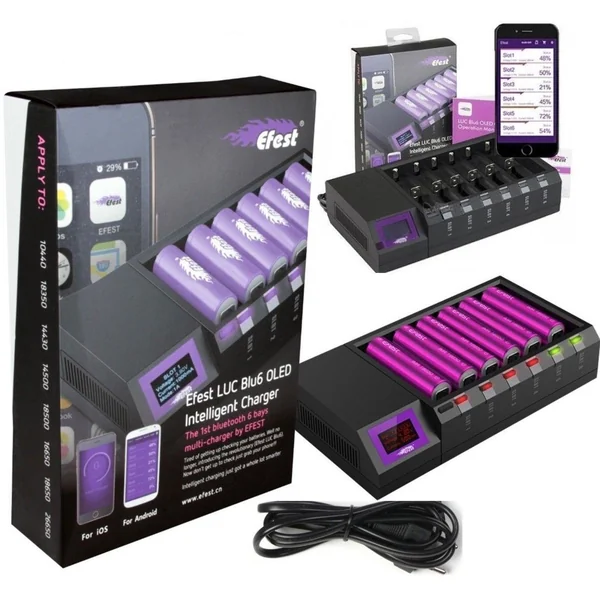 Efest LUC Blu6 Charger