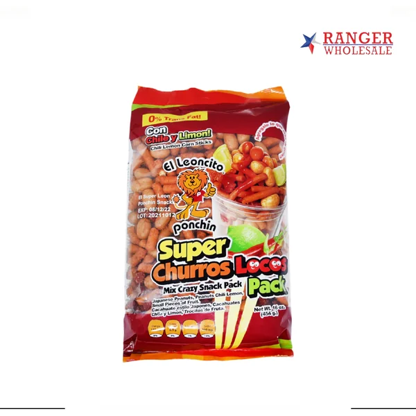 EL SUPER CHURROS CHILEL 16OZ