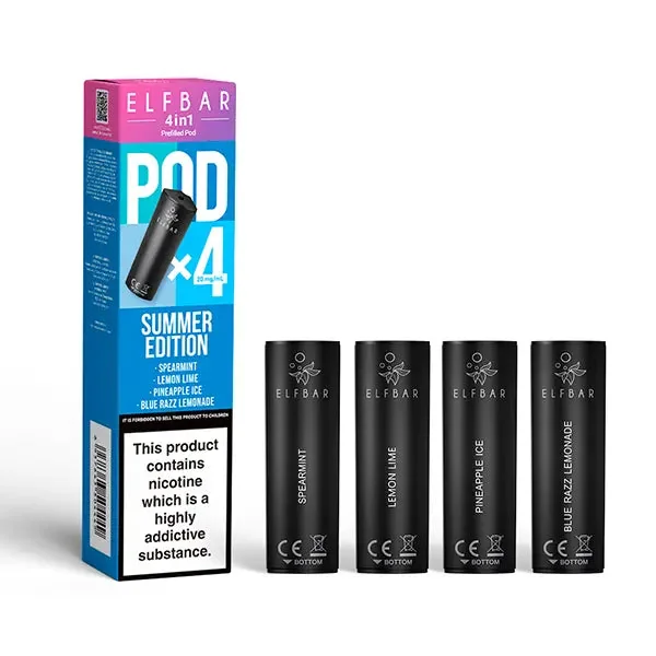 Elf Bar 4 in 1 Summer Edition Prefilled Pods