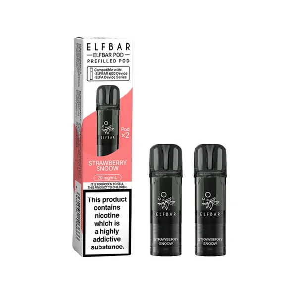 Elf Bar 600 Strawberry Snoow Prefilled Pods