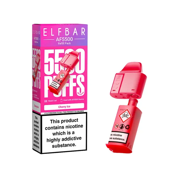 Elf Bar AF5500 Cherry Ice Refill Pod
