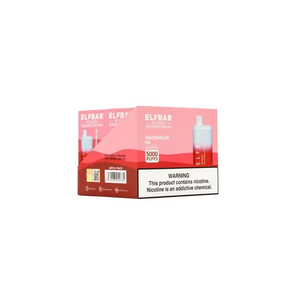 Elf Bar BC5000 – 10 Pack Disposable Vape Case + 10% Bulk Discount