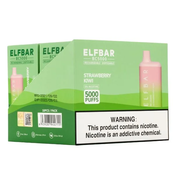 Elf Bar BC5000 5000 Puffs Rechargeable Vape Disposable 10mL 10 Pack - Image 15