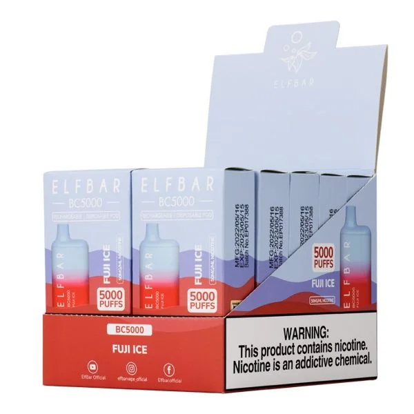 Elf Bar BC5000 5000 Puffs Rechargeable Vape Disposable 10mL 10 Pack - Image 27