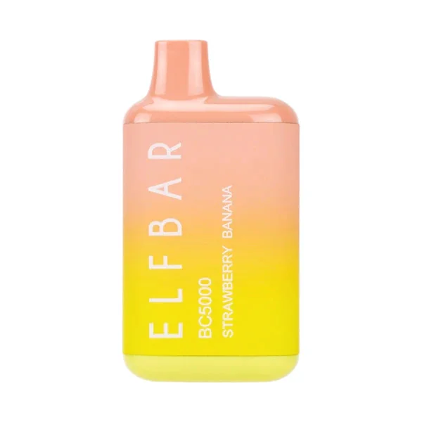 (ELF BAR) EB BC5000 Disposable Vape - 5000 puff - Strawberry Banana