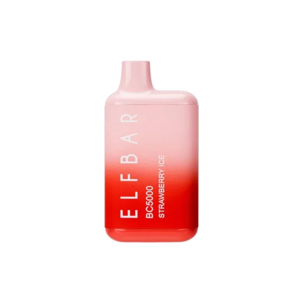 (ELF BAR) EB BC5000 Disposable Vape - 5000 puff - Strawberry ICE