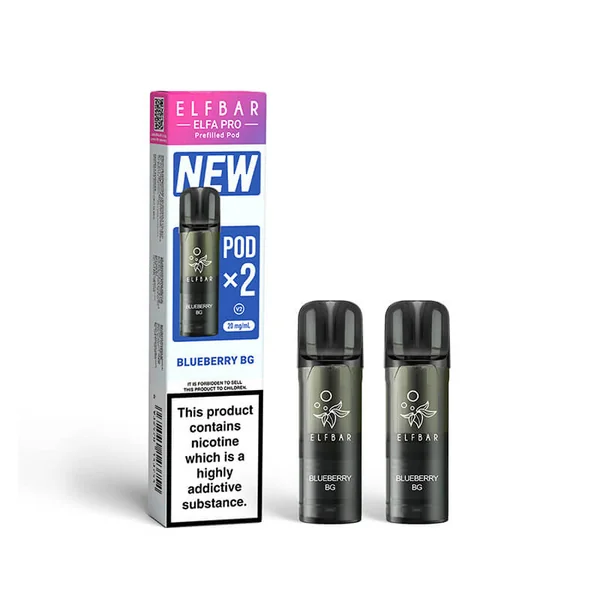 Elf Bar Elfa Pro Blueberry BG Prefilled Pod 20mg - 2 Pack