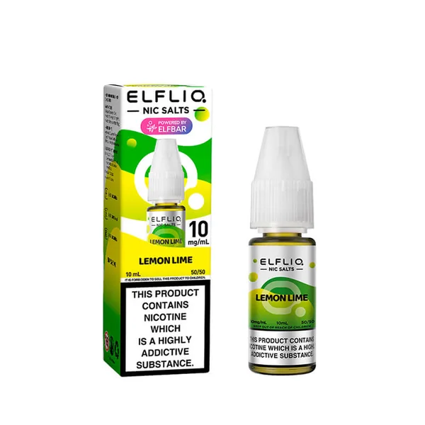 Elf Bar ElfLiq Lemon Lime Nic Salt E-Liquid - Image 2