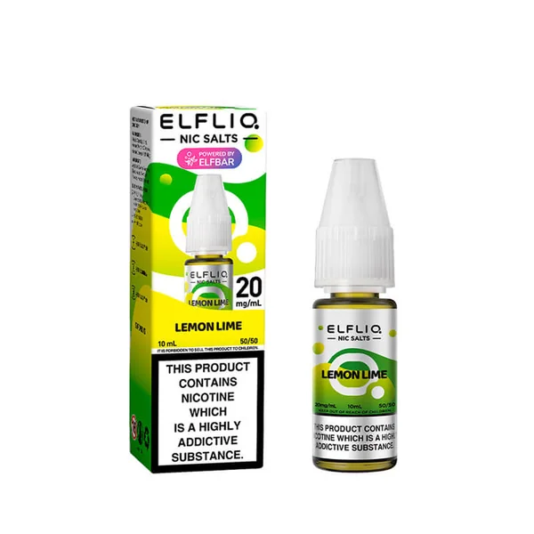 Elf Bar ElfLiq Lemon Lime Nic Salt E-Liquid - Image 3