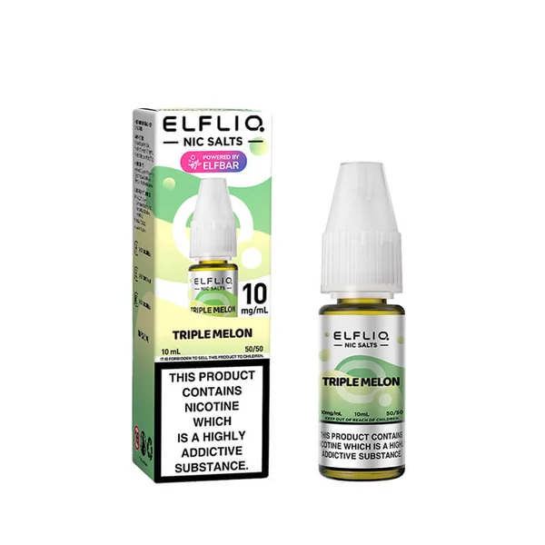 Elf Bar ElfLiq Triple Melon Nic Salt E-Liquid - Image 2