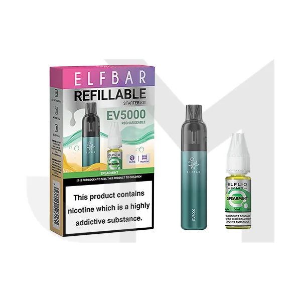 Elf Bar EV5000 Disposable Pod Kit + 20mg ElfLiq Salt - Image 11