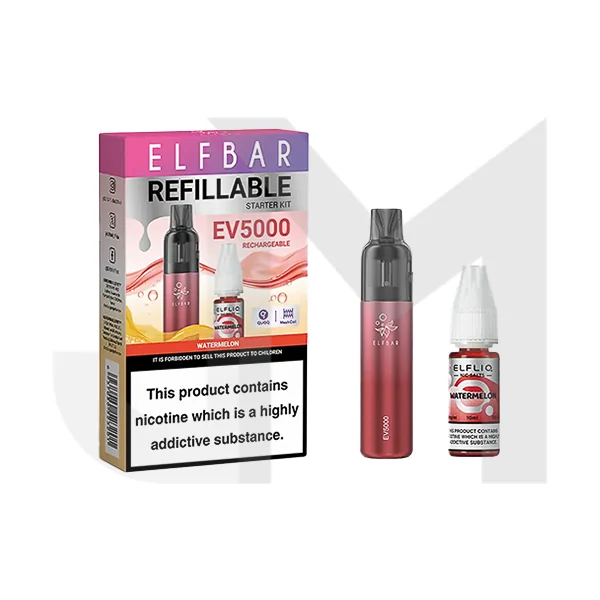 Elf Bar EV5000 Disposable Pod Kit + 20mg ElfLiq Salt - Image 10