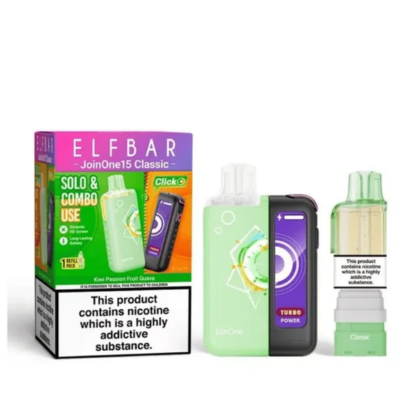 Elf Bar JoinOne15 Classic Prefilled Pod Kit Kiwi Passionfruit Guava
