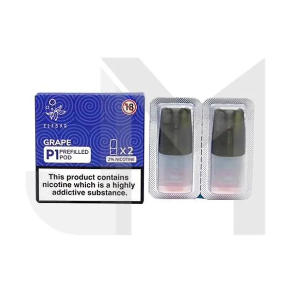 Elf Bar P1 Replacement 2ml Pods for ELF Mate 500 - Image 4