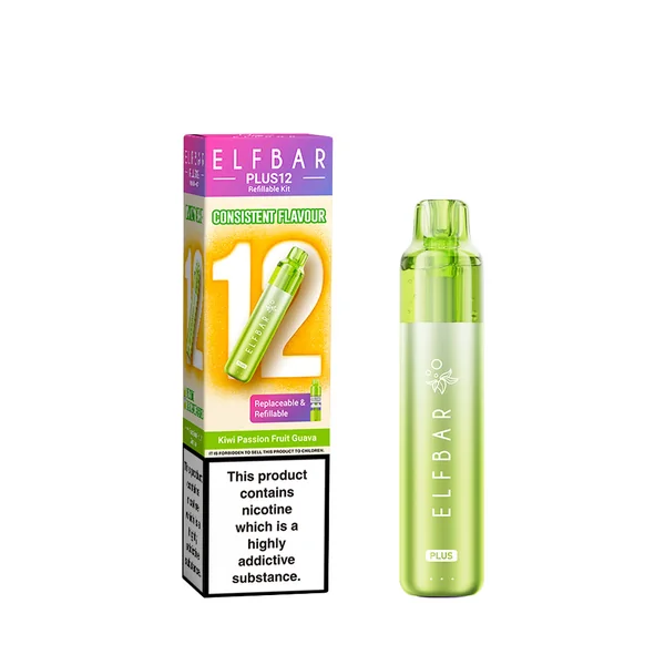 Elf Bar Plus 12 Prefilled Pod Vape Kits - Image 8