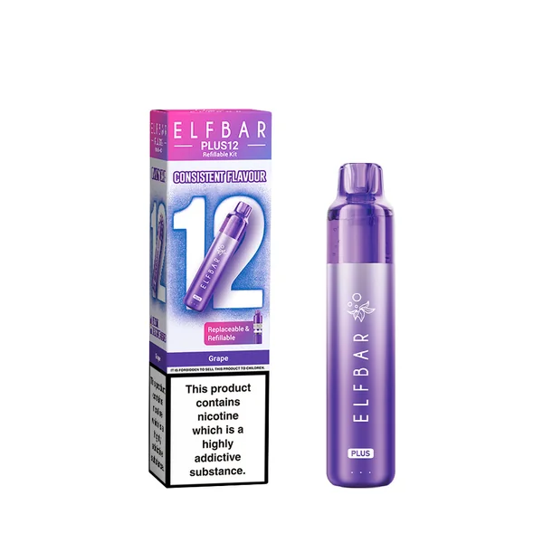 Elf Bar Plus 12 Prefilled Pod Vape Kits - Image 9