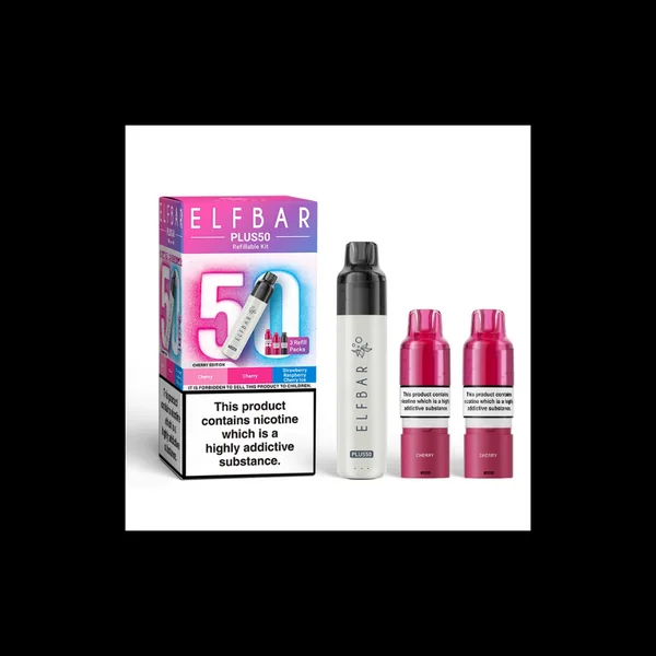 ELF BAR Plus 50 Prefilled Pod Kit Cherry Edition