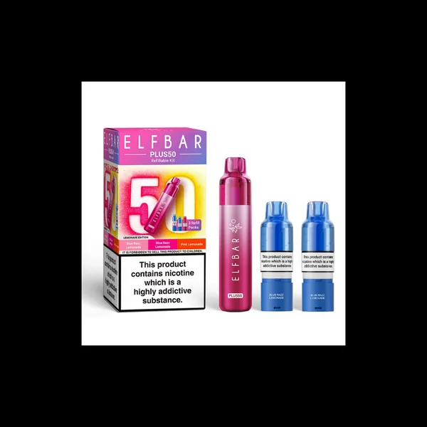 ELF BAR Plus 50 Prefilled Pod Kit Lemonade Edition