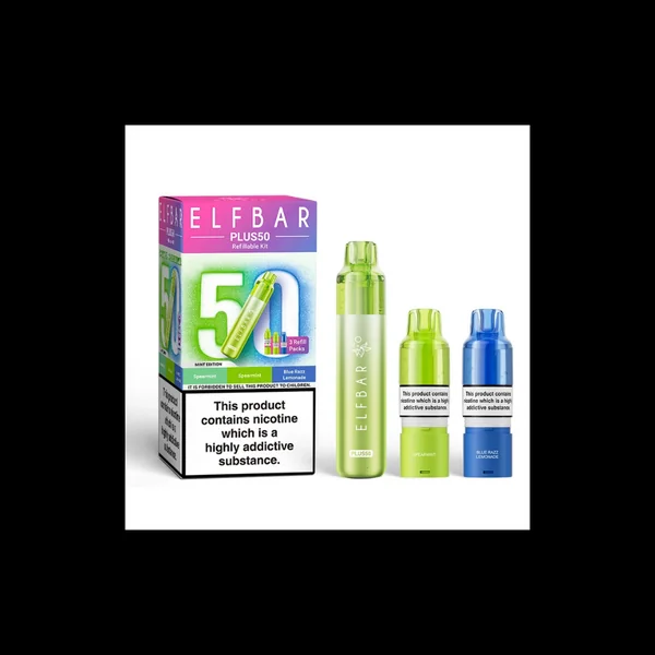 ELF BAR Plus 50 Prefilled Pod Kit Mint Edition
