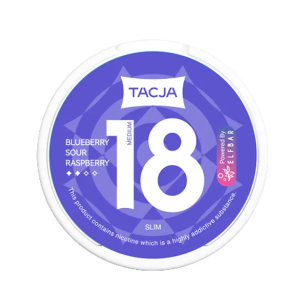 Elf Bar TACJA Nicotine Pouches Mellow Blueberry Sour Raspberry - Image 2
