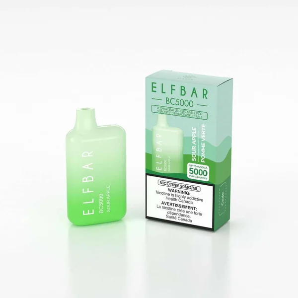 Elfbar Bc 5000 20mg: sour apple